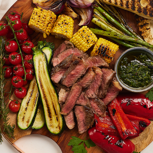 Steak Vegetable Charcuterie